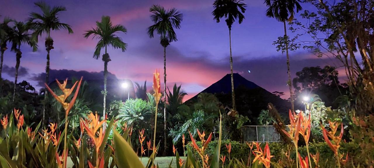 Arenal Backpackers Resort La Fortuna Exteriör bild Sunset at the San José International Airport
